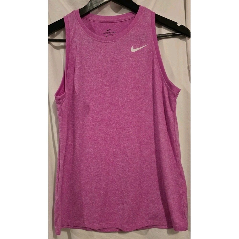 Nike Running Tank Top Women's‎ Small S Pink Dri Fit Heather Lightweight Training